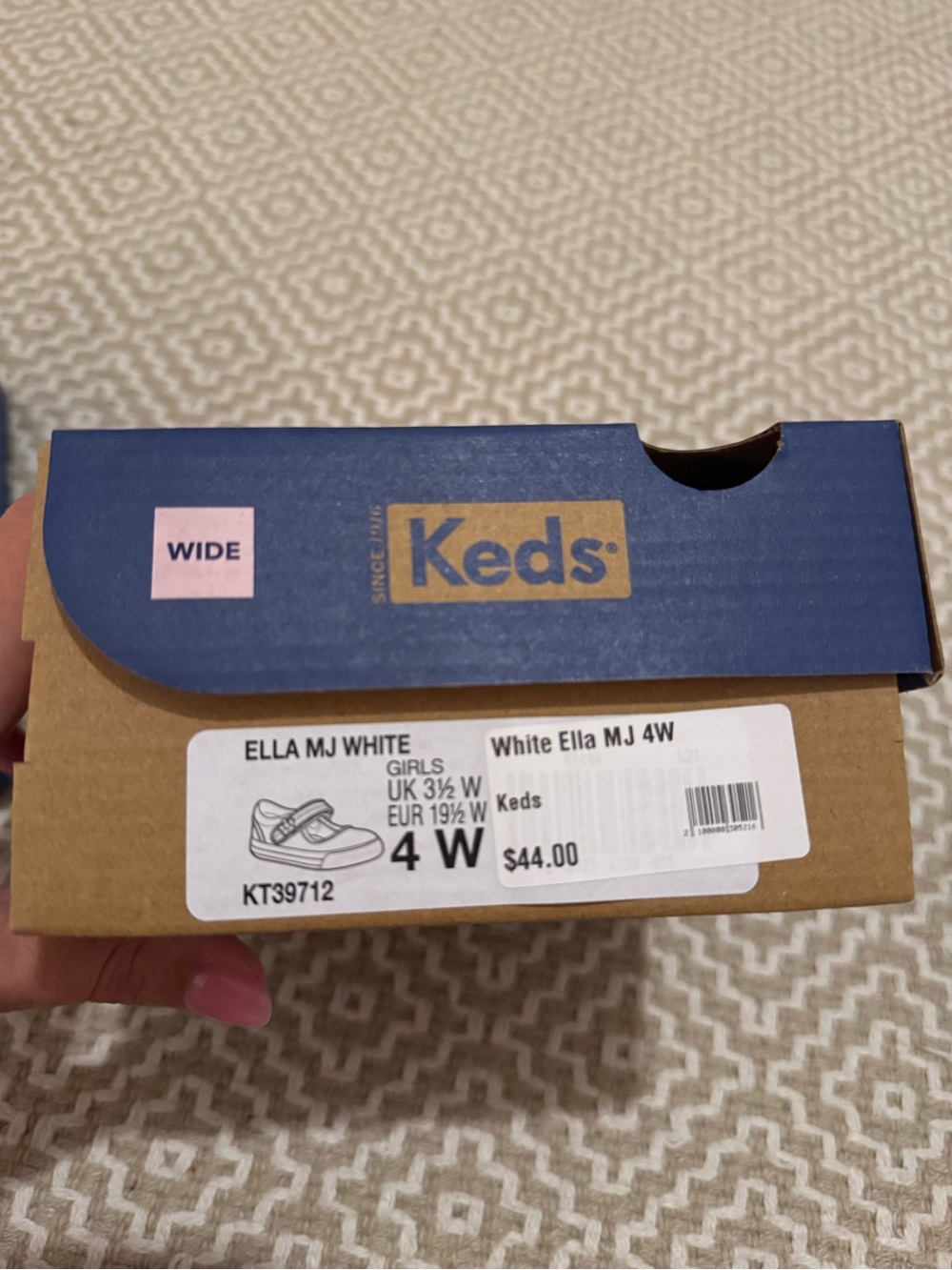 Keds Toddler Ella Mary Jane- White